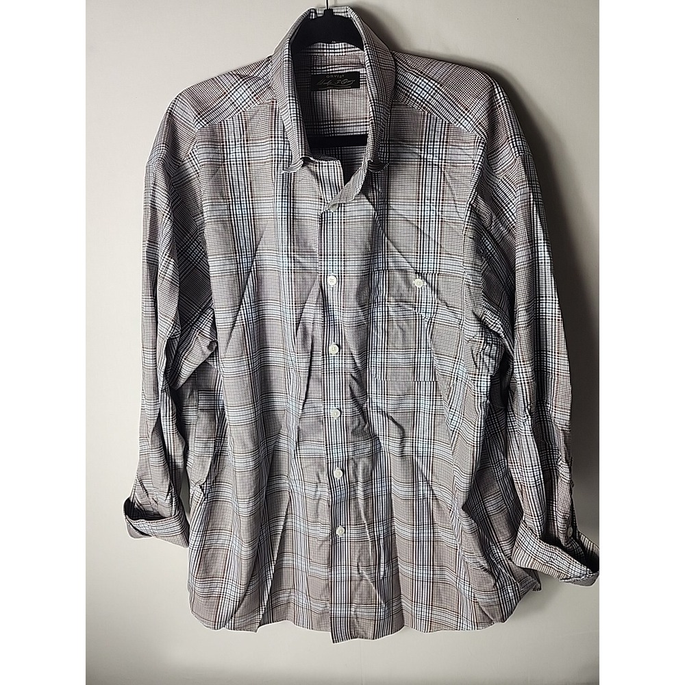 ORVIS Signature Men's Button Down Long Sleeve Shirt, SIZE XL